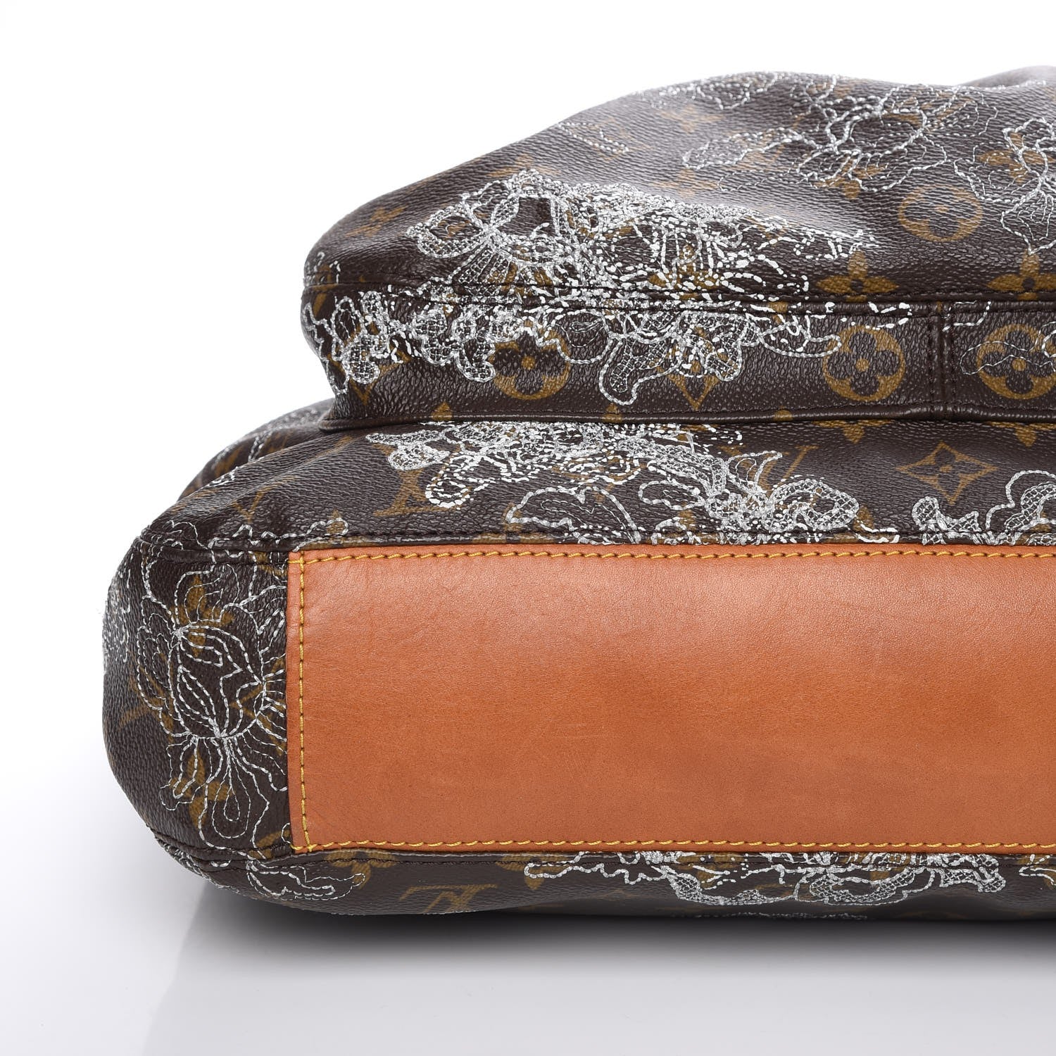 Louis Vuitton Monogram Dentelle Fersen Silver 9 of 10