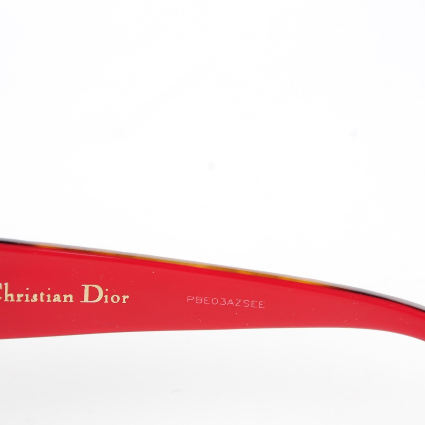 Resin Cannage Lady In Dior 1 Sunglasses Tortoise Red