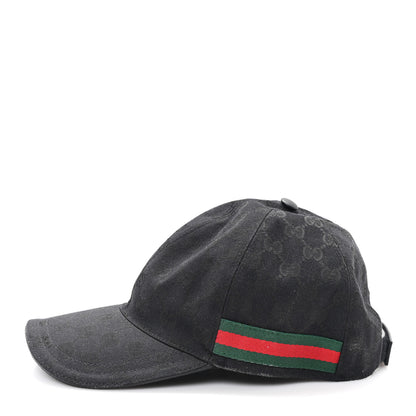Gucci Monogram Web Baseball Hat L Black 4 of 11