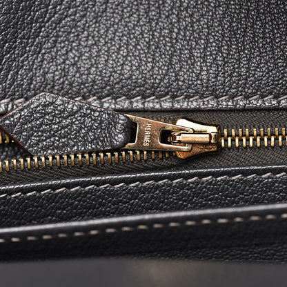Hermes Taurillon Clemence Lizard Club Birkin 35 Etain Graphite 14 of 30