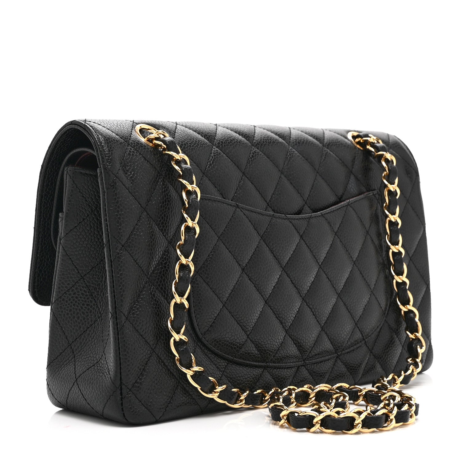 Chanel Caviar Quilted Medium Double Flap Black 3 of 10