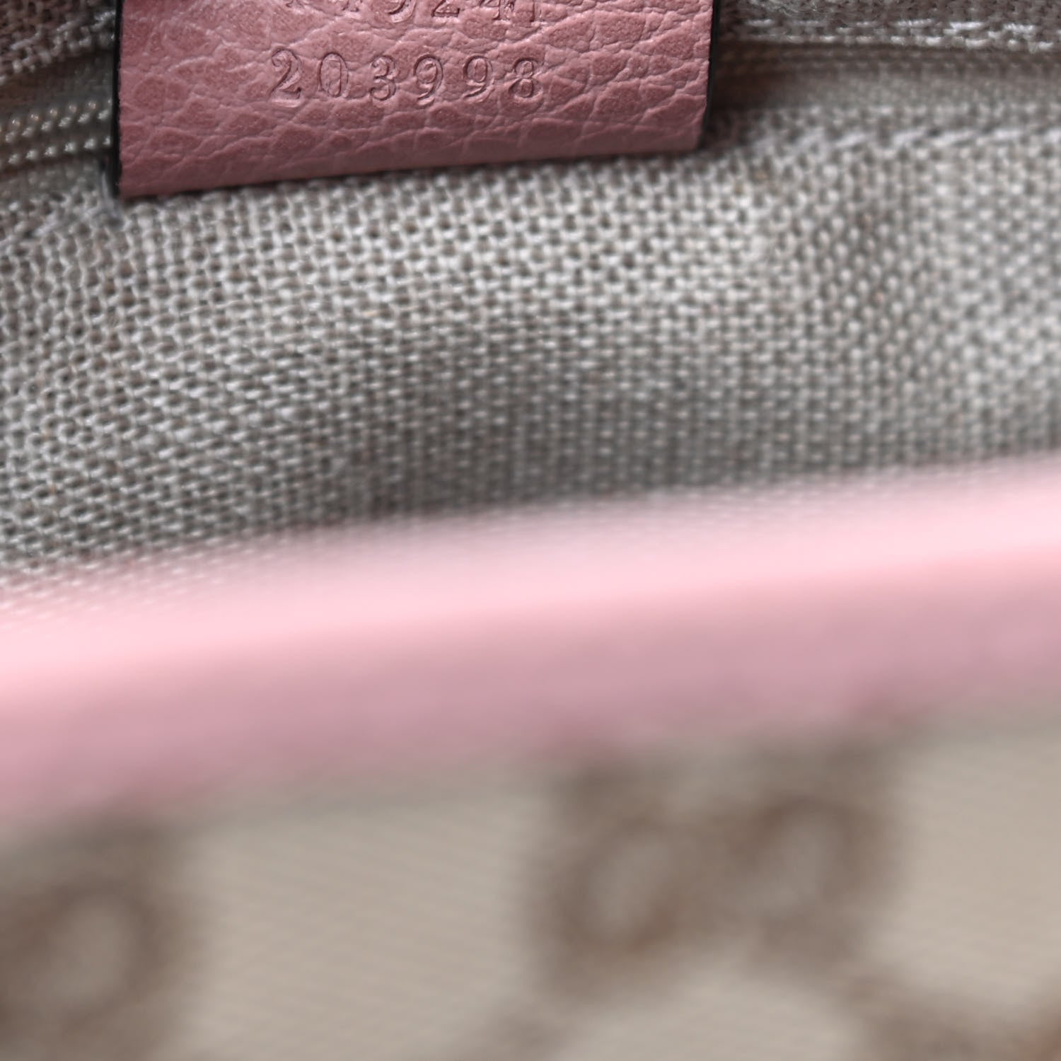 Gucci Monogram Small Bree Tote Beige Soft Pink 7 of 10