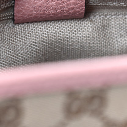 Gucci Monogram Small Bree Tote Beige Soft Pink 7 of 10