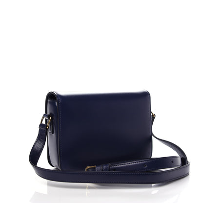 Celine Shiny Calfskin Small Triomphe Dark Blue 3 of 10