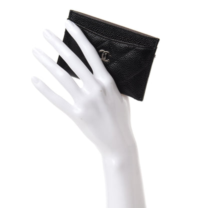 Chanel Caviar Quilted Card Holder Black 2 of 9