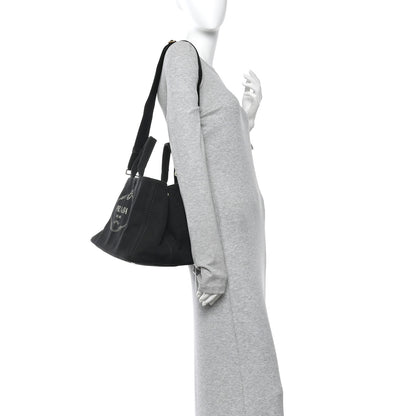Prada Canapa Logo Tote Black 2 of 11