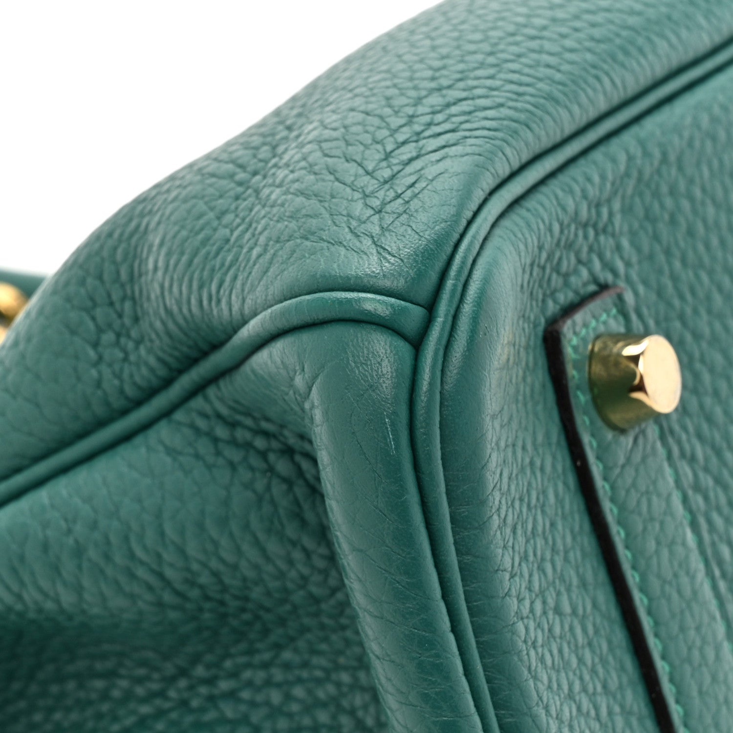 Hermes Togo BIRKIN 35 Malachite 12 of 16