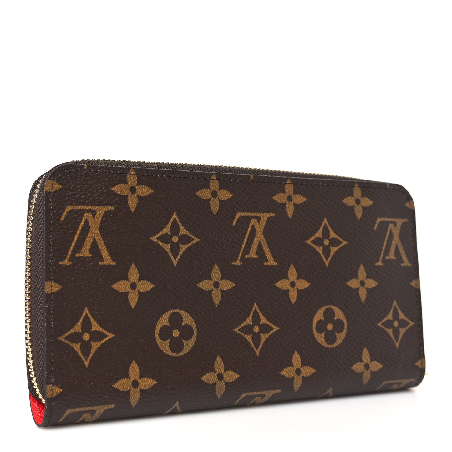 Monogram Zippy Wallet Coquelicot