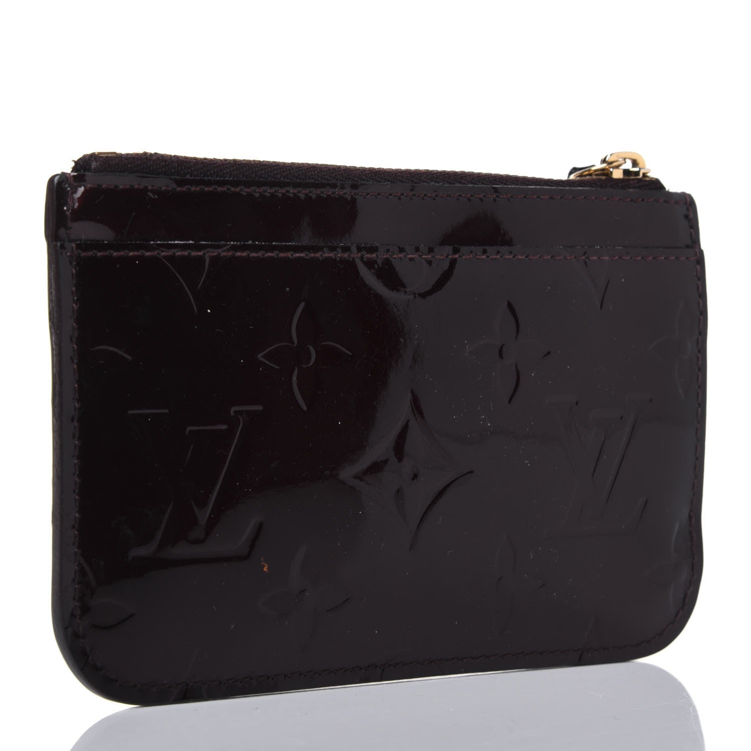 Louis Vuitton Vernis Key Pouch Amarante 3 of 11