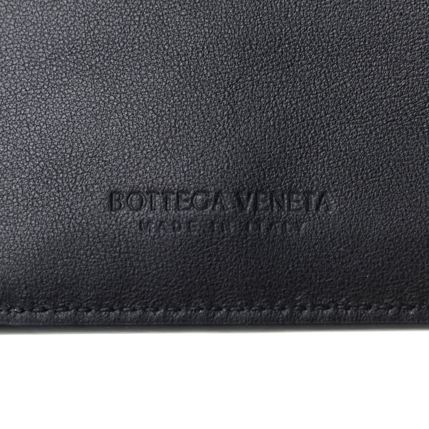 Bottega Veneta Calfskin Intrecciato Bi-Fold Wallet Black 6 of 7