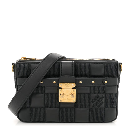 Louis Vuitton Damier Quilt Lambskin Troca Pochette Black 1 of 11