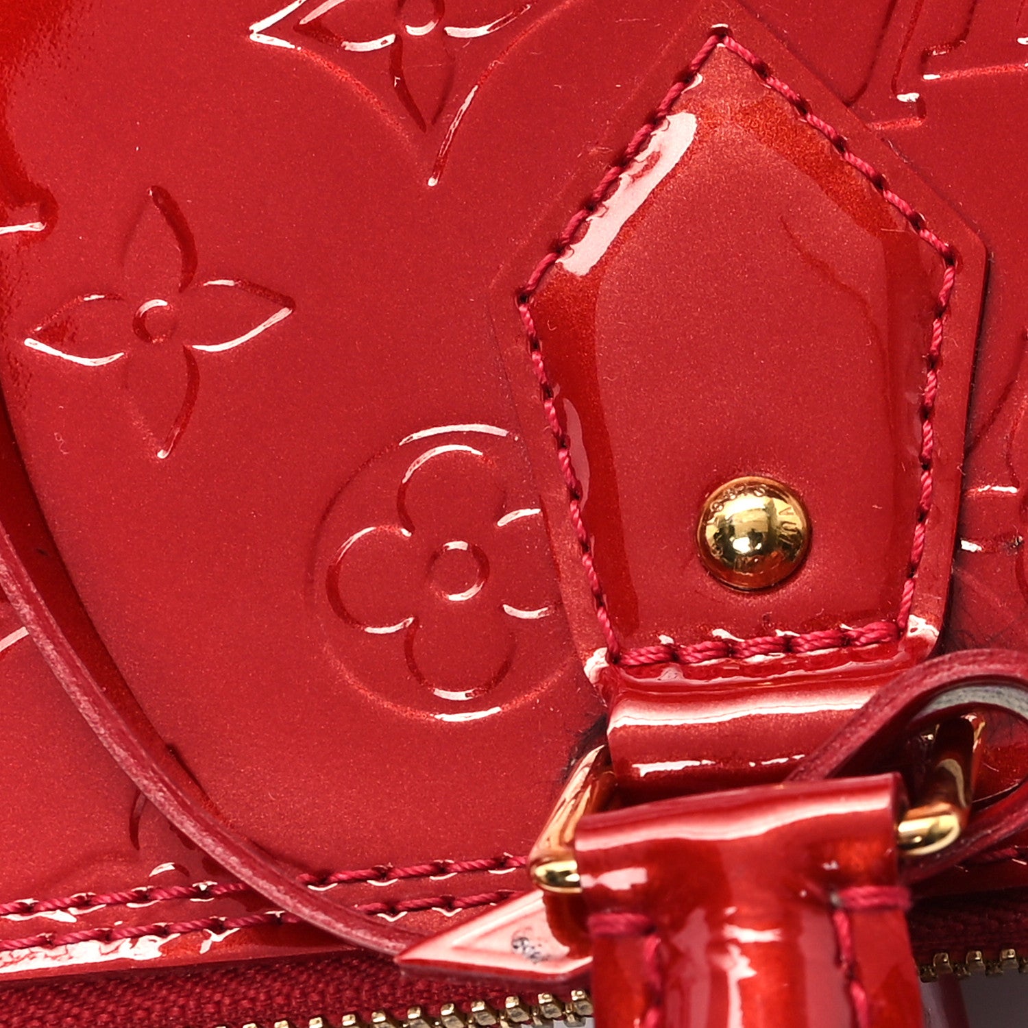 Louis Vuitton Vernis Alma GM Pomme D'Amour 11 of 13