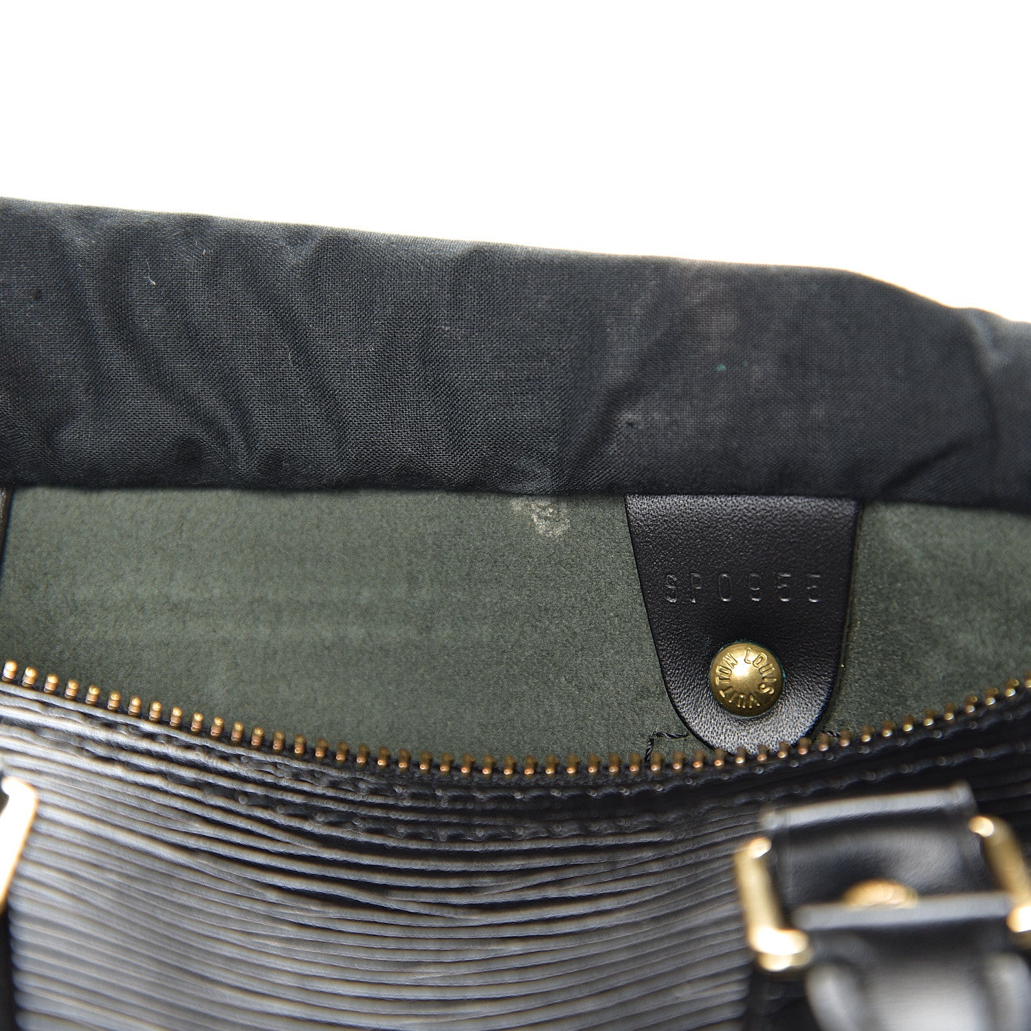 Louis Vuitton Epi Speedy 25 Black 7 of 10