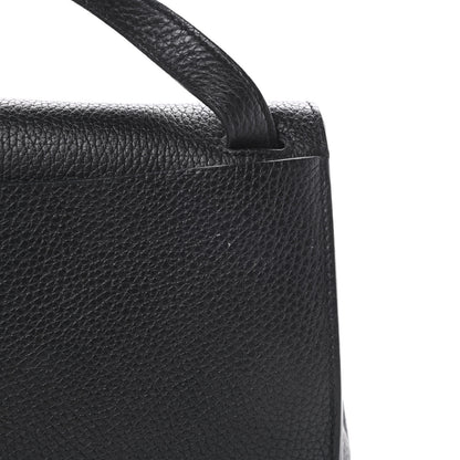 Hermes Taurillon Clemence Halzan 31 GM Black 15 of 17