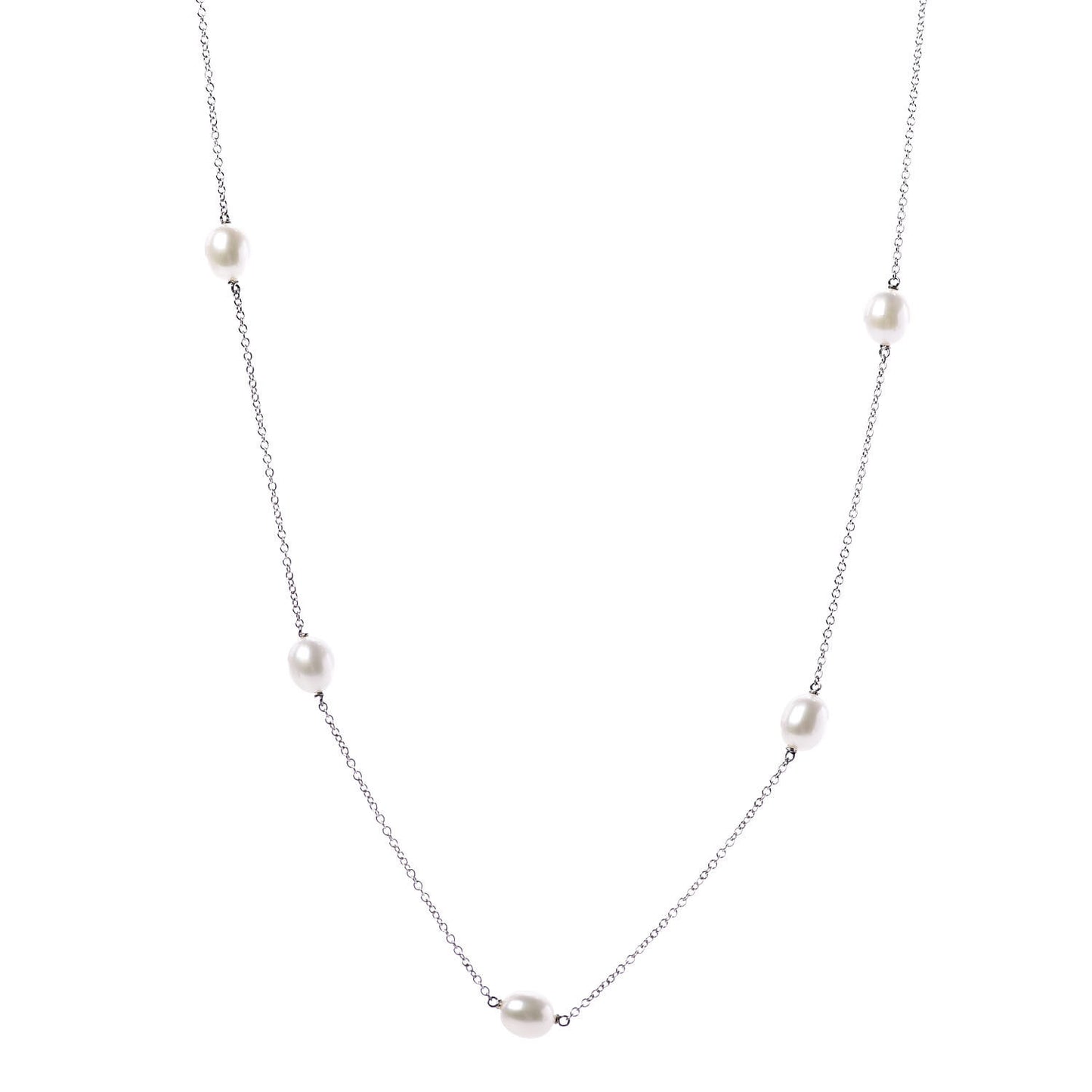 Sterling Silver Pearl Elsa Peretti Pearls By The Yard Necklace