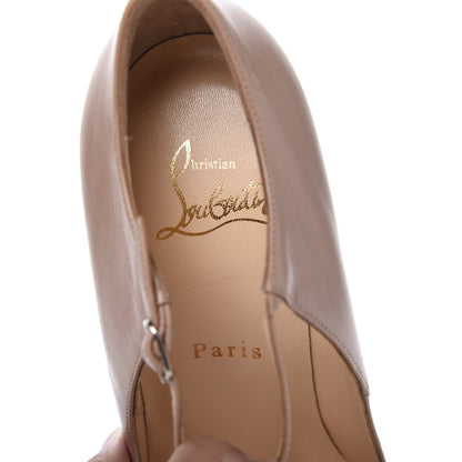 Christian Louboutin Calfskin Altapoppins 150 Pumps 37.5 Nude 6 of 8