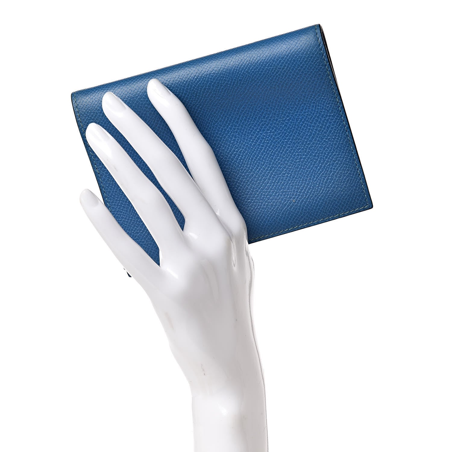 Hermes Courchevel Globe Trotter Agenda Cover PM Bleu 2 of 9