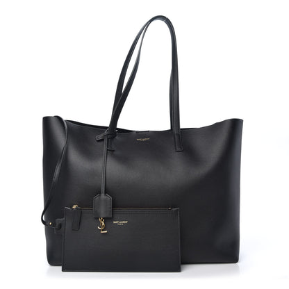 Saint Laurent Calfskin Large Shopping Tote Black 1 of 10