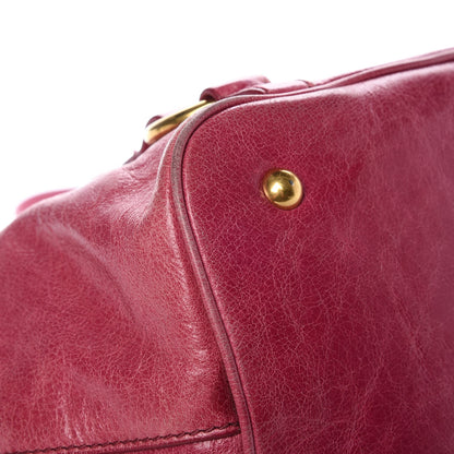 Miu Miu Vitello Lux Tote Pink 9 of 13