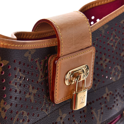 Louis Vuitton Monogram Perforated Musette Fuchsia 11 of 12
