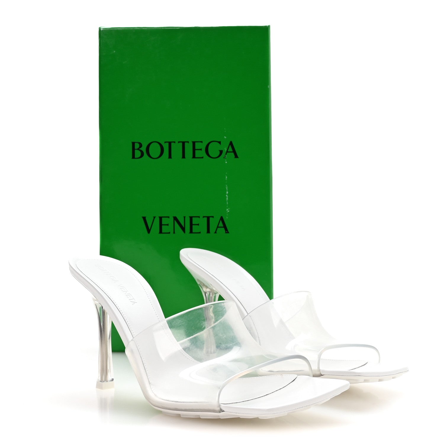 Bottega Veneta PVC Pudding Stretch Sandals 38 White 8 of 8