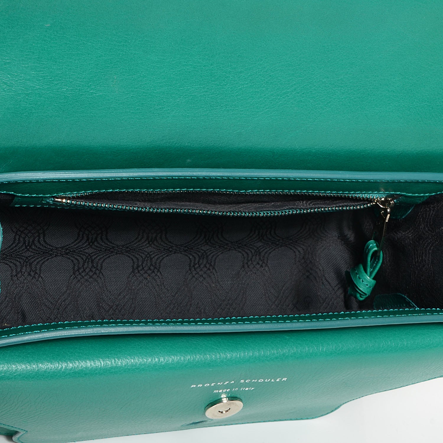 Proenza Schouler Leather PS11 Classic Shoulder Bag Emerald 5 of 10