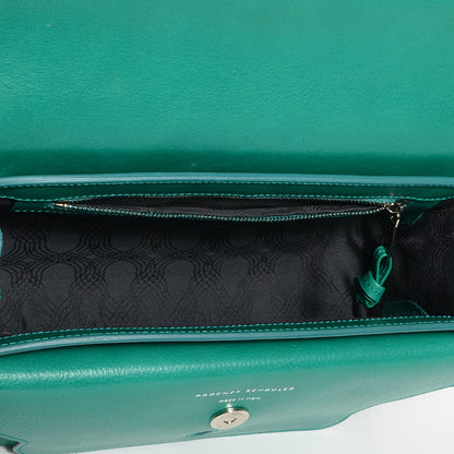 Proenza Schouler Leather PS11 Classic Shoulder Bag Emerald 5 of 10