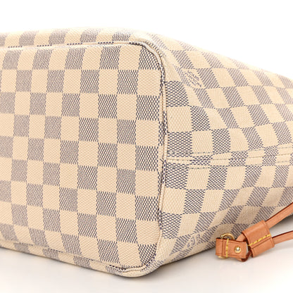 Louis Vuitton Damier Azur Neo Neverfull MM Rose Ballerine 11 of 13