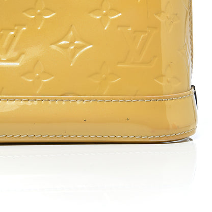 Louis Vuitton Vernis Alma BB Citrine 7 of 12