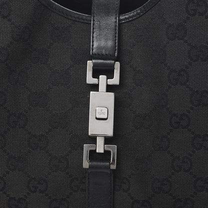 Gucci Monogram Jackie Shoulder Bag Black 15 of 15