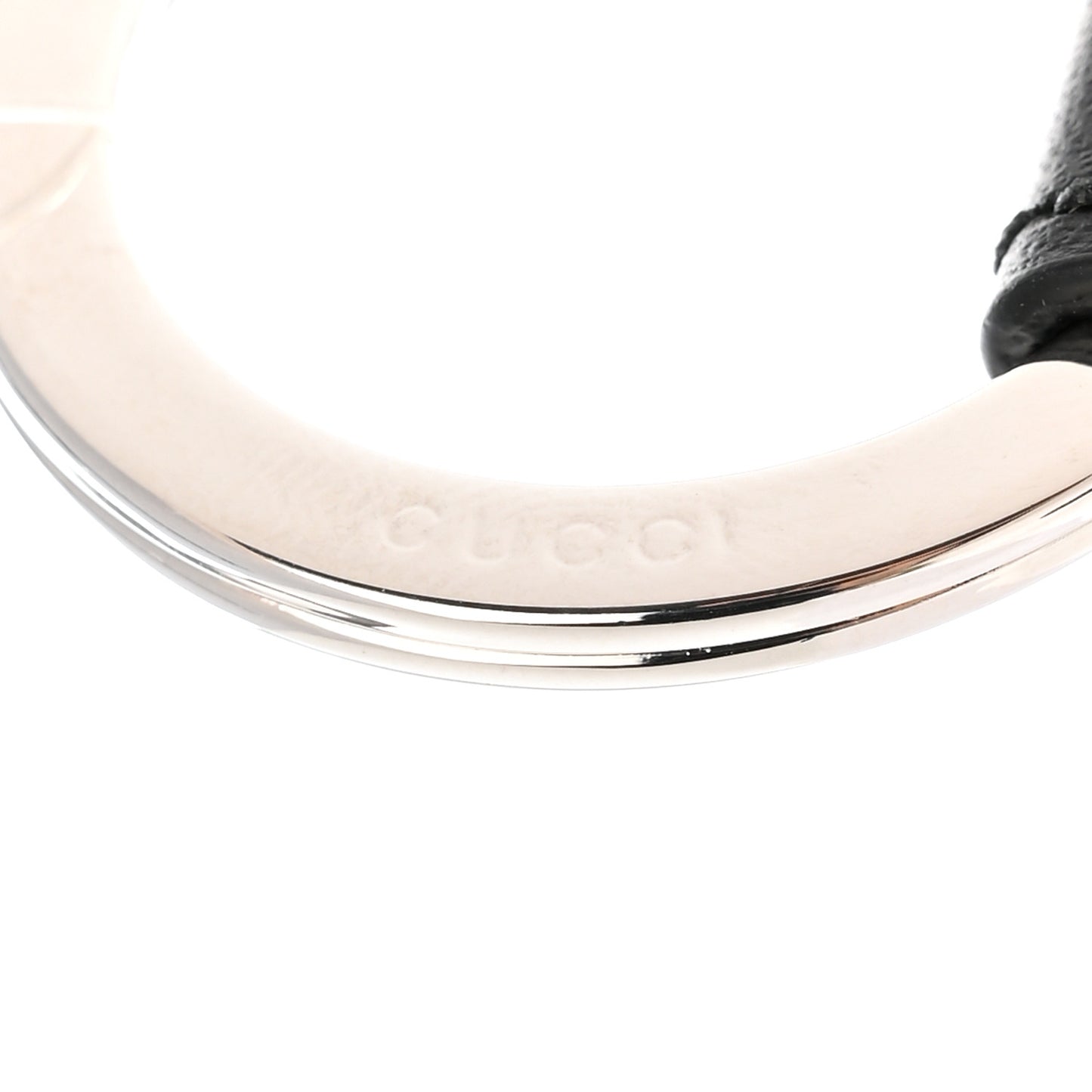 Guccissima Signature Dorian Key Chain Black