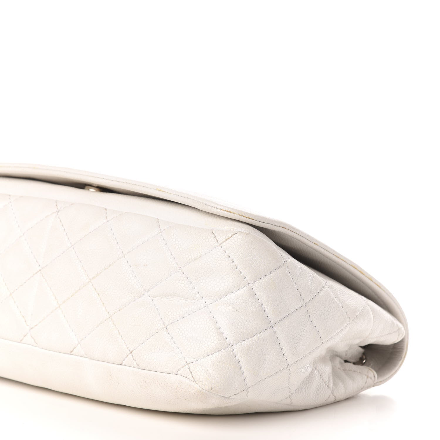Chanel Caviar Large Timeless CC Flap White 9 of 11