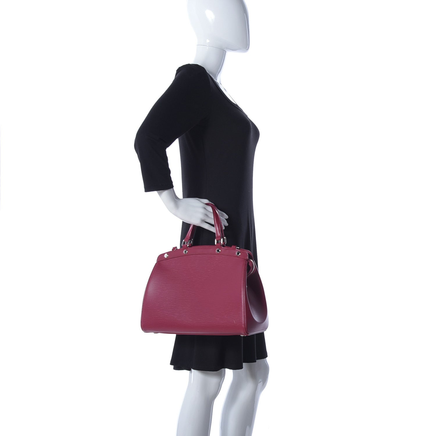 Louis Vuitton Epi Brea MM Fuchsia 3 of 11