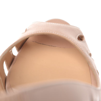 Christian Louboutin Calf Vegetale Griff Sling 120 Pumps 36 Natural Grezzo 10 of 12