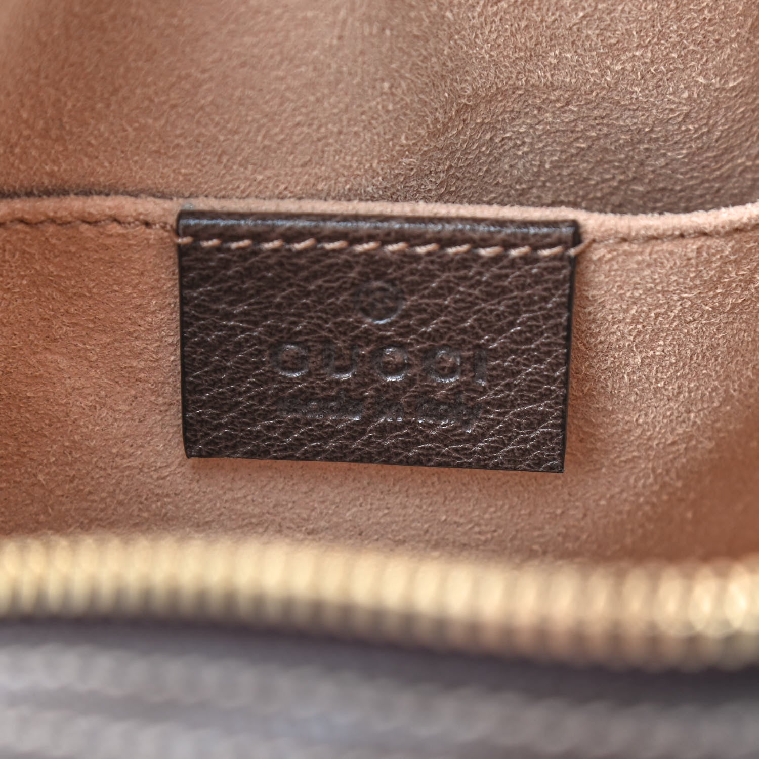 Gucci GG Supreme Monogram Web Small Ophidia Belt Bag 85 34 Dark Brown 6 of 10