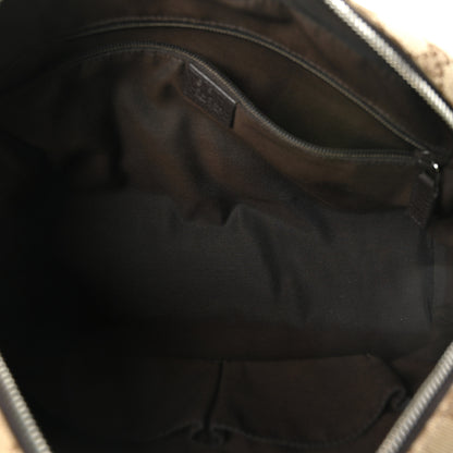 Gucci Monogram Dollar Calfskin Large Camera Case Beige Ebony Testa di Moro Marrone Scuro 5 of 11