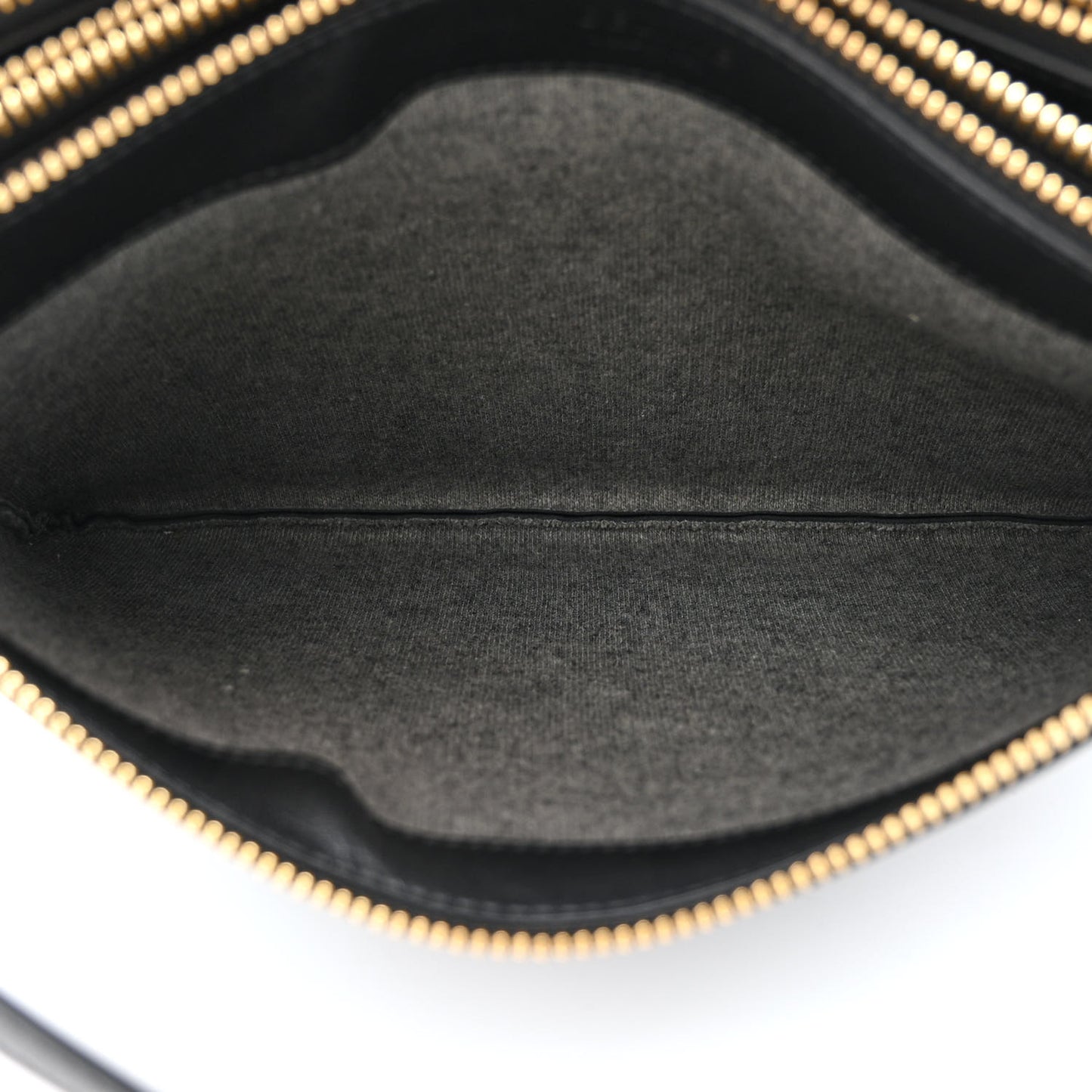 Lambskin Large Trio Crossbody Bag Black