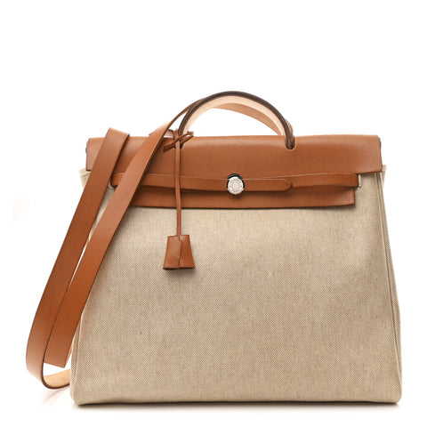Toile Vache Calfskin Herbag 39 MM Black Natural