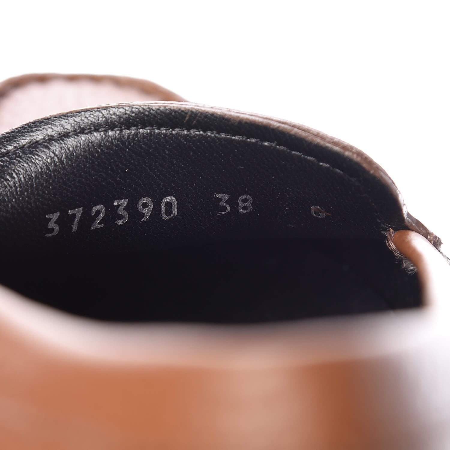 Gucci Cellarius Soft Interlocking G Driver Loafers 38 Brown 8 of 10