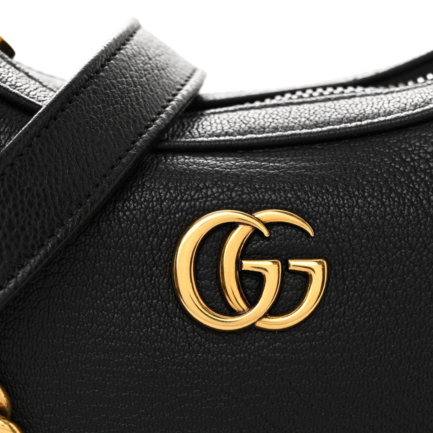 Goatskin Small Aphrodite Shoulder Bag Black