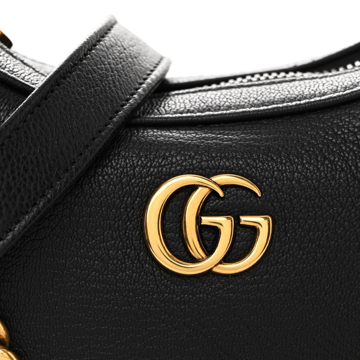 Gucci Goatskin Small Aphrodite Shoulder Bag Black 8 of 10