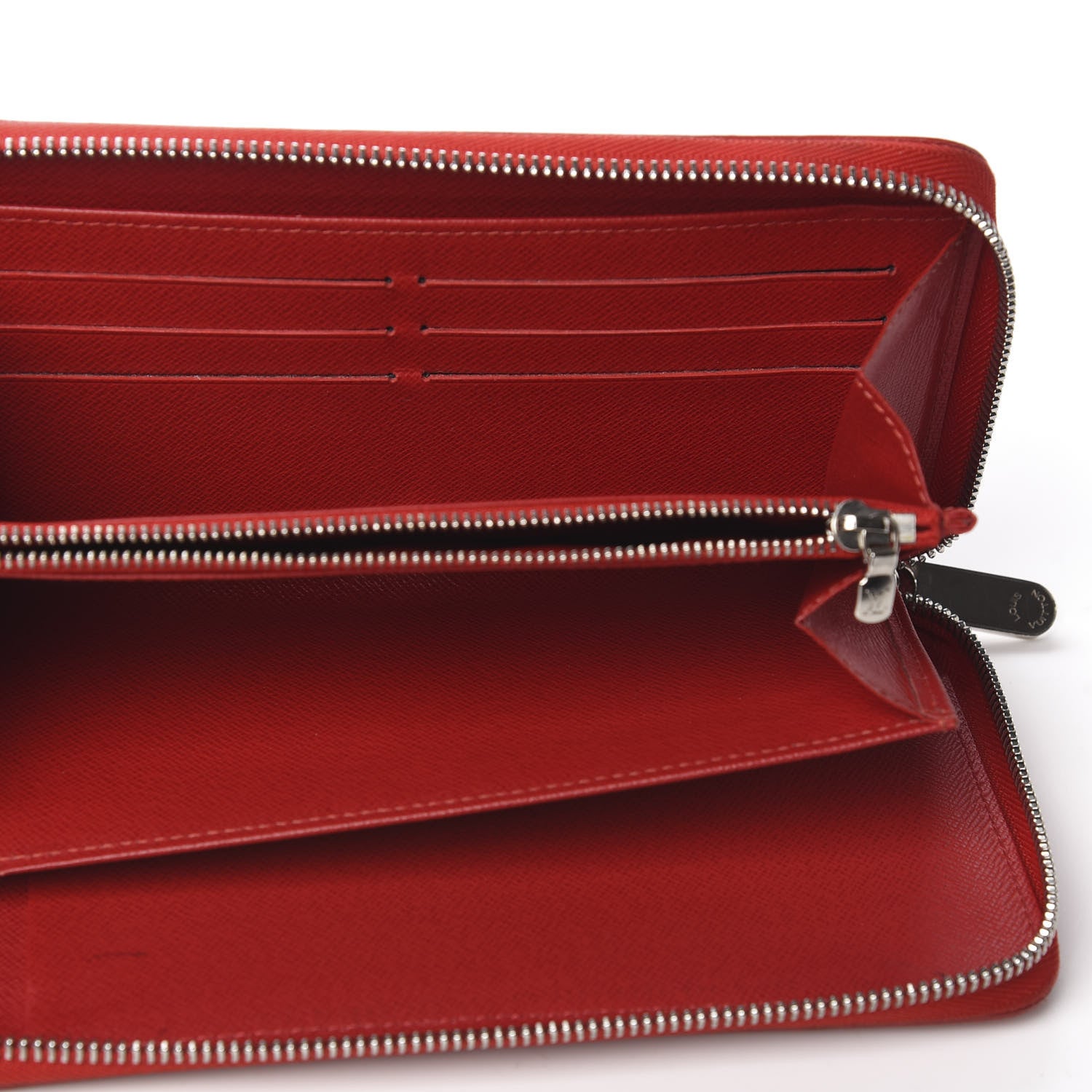 Louis Vuitton Epi Zippy Organizer Wallet Red 6 of 10