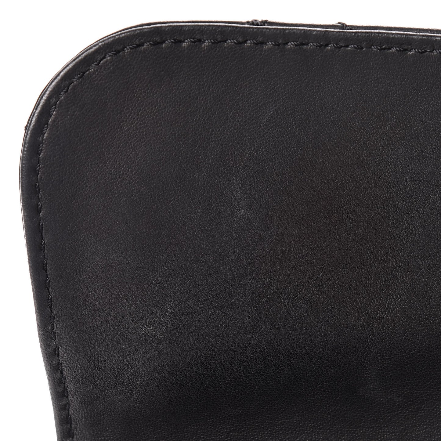 Lambskin Medium Ultimate Stitch Flap Black