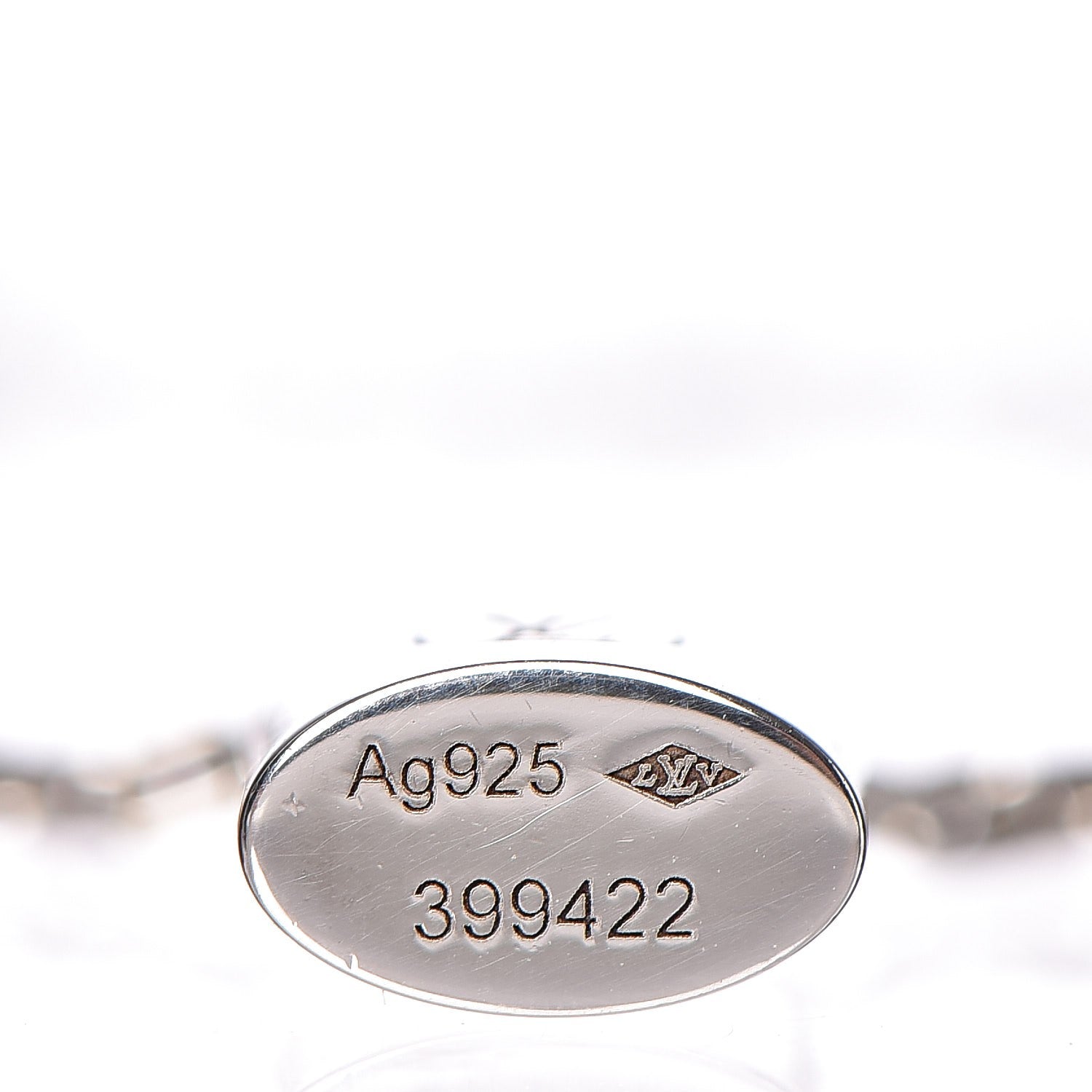 Louis Vuitton Sterling Silver Lockit Bracelet 3 of 3
