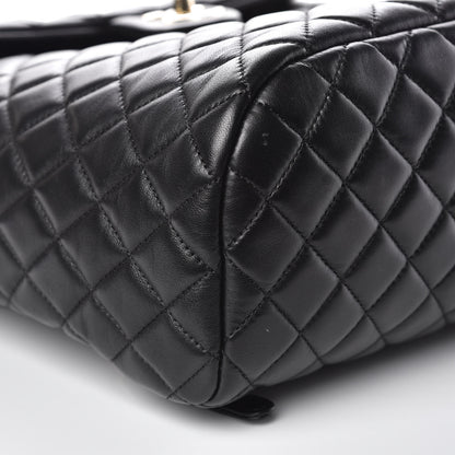 Chanel Lambskin Quilted Large Urban Spirit Backpack Black 10 of 13
