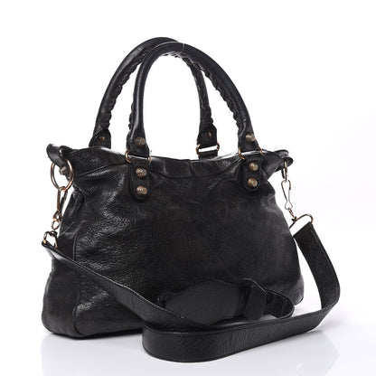 Balenciaga Agneau Giant 12 Rose Gold Hardware Town Black 4 of 16