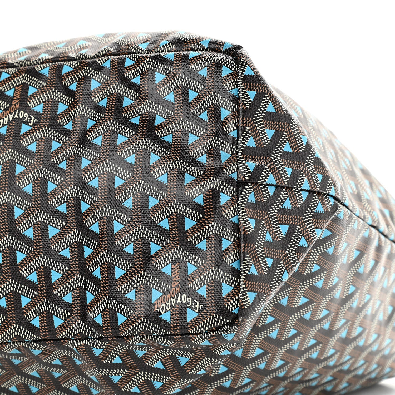 Goyard Goyardine Saint Louis Claire Voie PM Black Blue 11 of 13