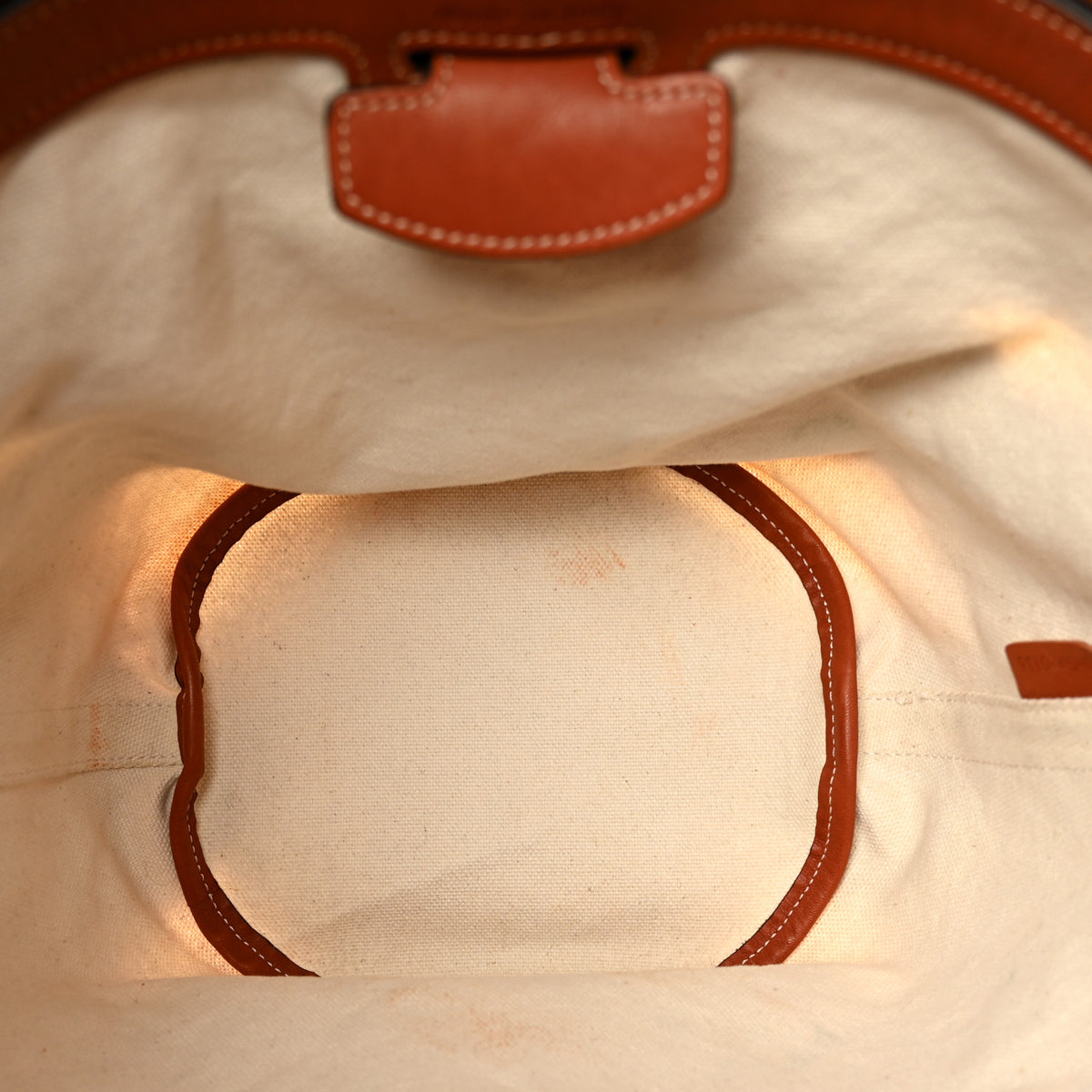 Celine Natural Calfskin Large Holdall Shoulder Bag Brick 6 of 11