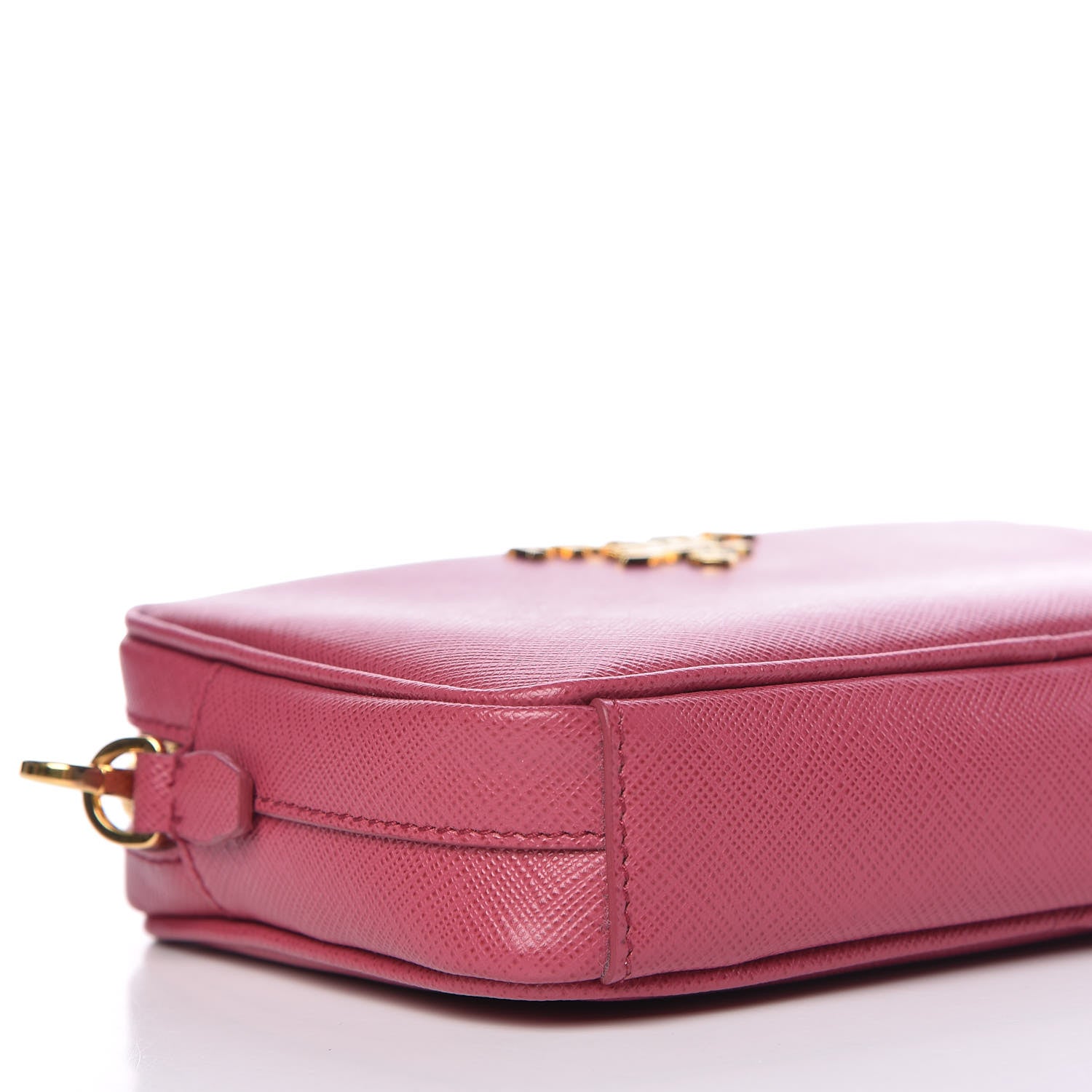 Prada Saffiano Lux Mini Camera Crossbody Bag Bruyere 8 of 9