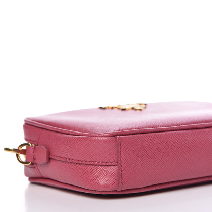 Prada Saffiano Lux Mini Camera Crossbody Bag Bruyere 8 of 9